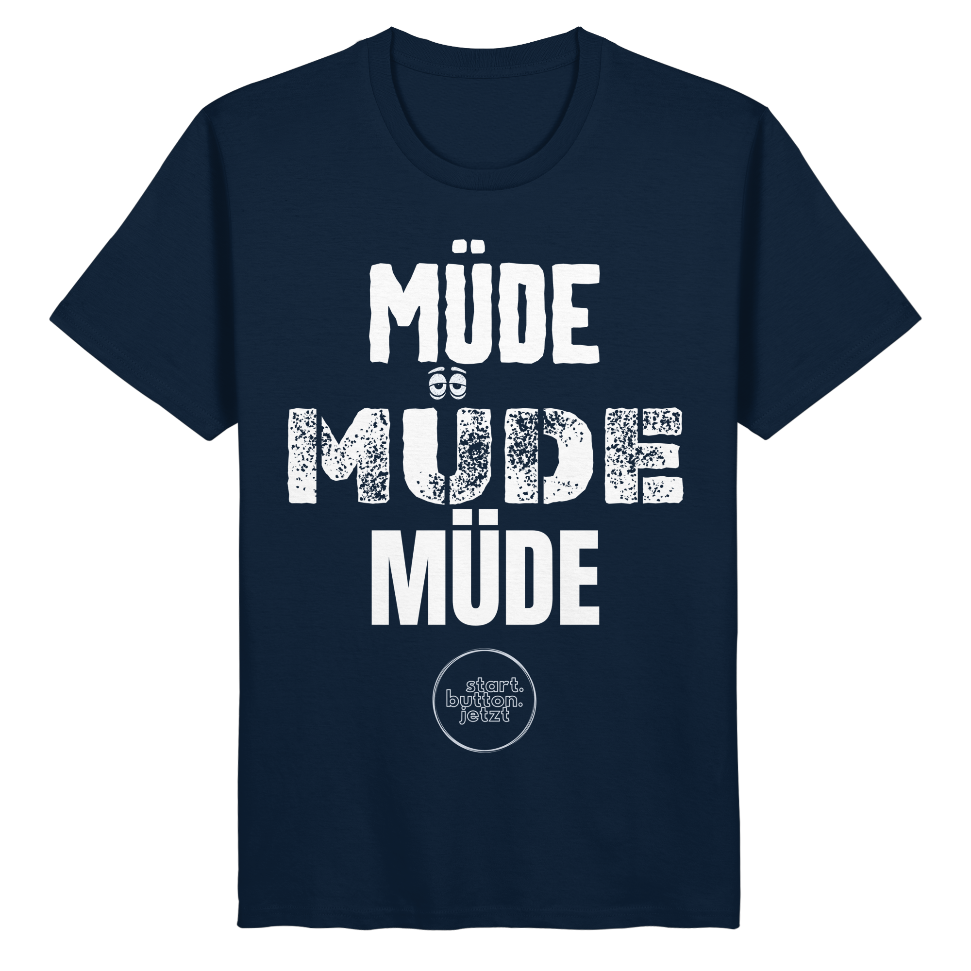 Das müde Shirt von start.button.jetzt - Organic Basic Shirt – Bild 2