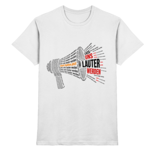 Lass uns lauter werden - start.button.jetzt - Premium Shirt